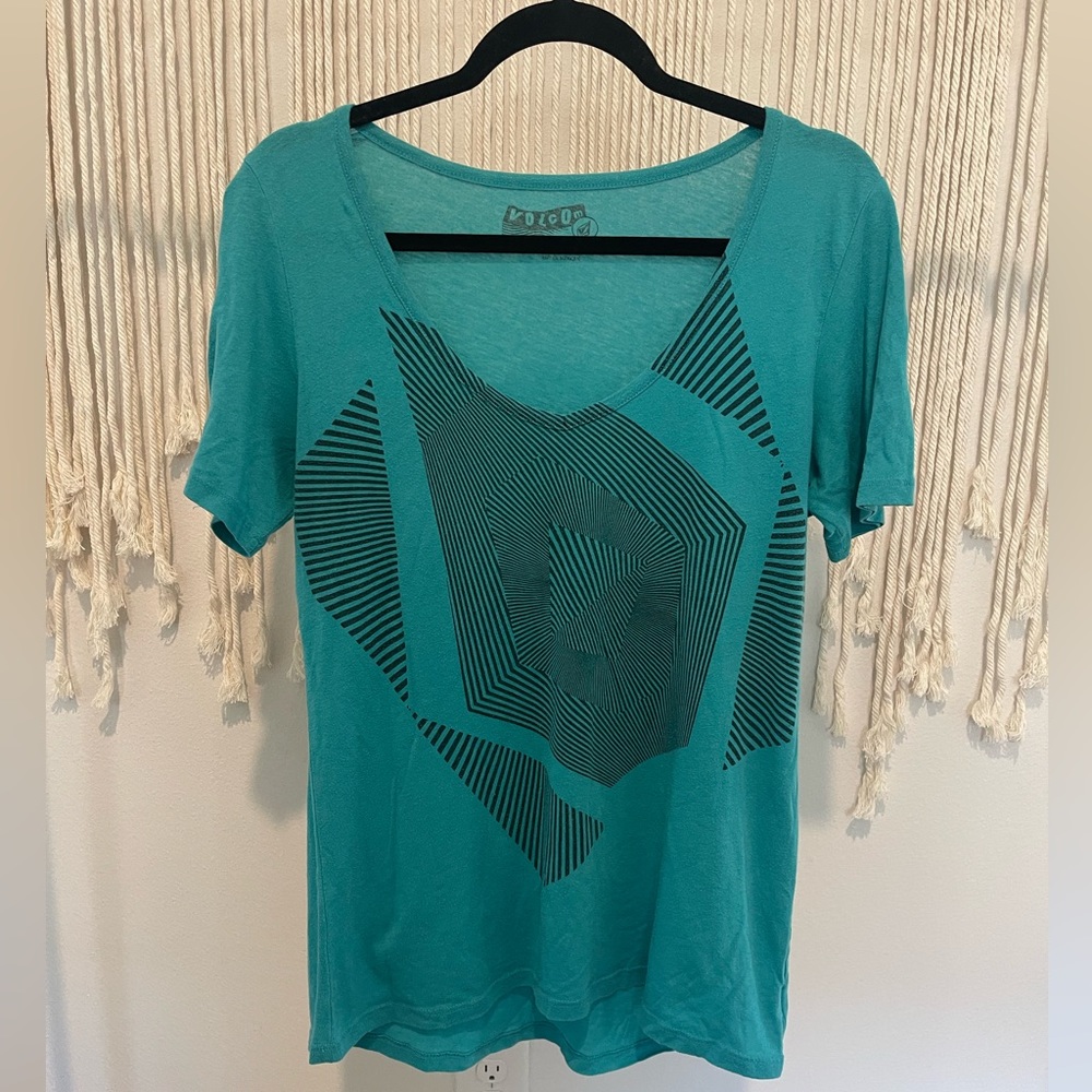 Volcom Beach Surf Skate Graphic Tee Sz M
